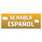 Signmission Se Habla Espanol Banner Concession Stand Food Truck Single Sided B-96-30153 - alternate 1
